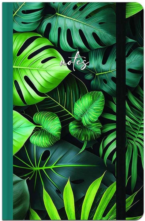 Тефтер с ластик Lastva Botanical А6, 96 листа с широки редове - Lastva - Lastva - Жена, Момиче - 8606028384065-2