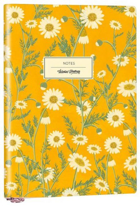 Тефтер Victoria's Journals Smyth Flexy Art Florals Daisy A5, 96 линирани листа - Victoria's Journals - Victoria's Journals - Жена - Victoria's Journals - Smyth Flexy Art - 4895198631213