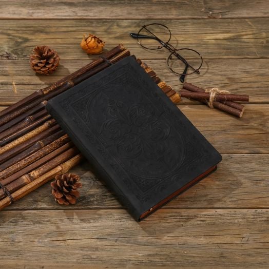Тефтер Victoria's Journals Old Book A5, черен - Victoria's Journals - Victoria's Journals - Жена - Victoria's Journals - Old Book - 8683873616954-4