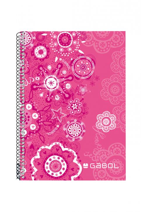 Тефтерче Gabol Cool Collection със спирала, B7, 80 листа - Gabol - Gabol - COOL COLLECTION - 3800220302826-2