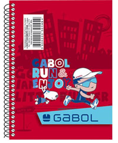 Тефтерче Gabol със спирала, B7, 80 листа - Gabol - Gabol - 3800220301454-7