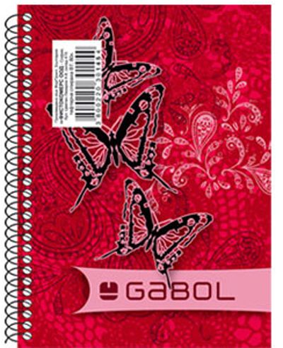 Тефтерче Gabol със спирала, B7, 80 листа - Gabol - Gabol - 3800220301454-2