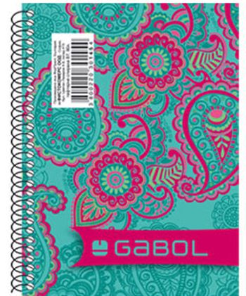 Тефтерче Gabol със спирала, B7, 80 листа - Gabol - Gabol - 3800220301454-3
