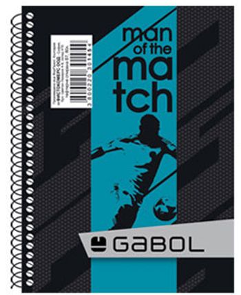 Тефтерче Gabol със спирала, B7, 80 листа - Gabol - Gabol - 3800220301454-6