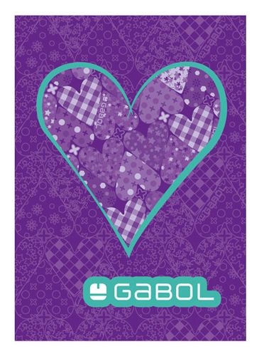 Тетрадка Gabol A5 с 56 листа на широки редове, различни дизайни (за момиче) - Gabol - Gabol - Момиче - 3800233234510-1