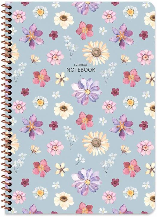 Тетрадка Keskin Color Flower A4, 80 листа с широки редове, асортимент - Keskin Color - Keskin Color - Момиче, Момче - 8693043168916-1
