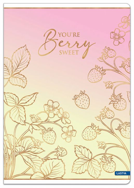 Тетрадка Lastva Berry А5, 50 листа с широки редове - Lastva - Lastva - Момиче - 8606028385000-1