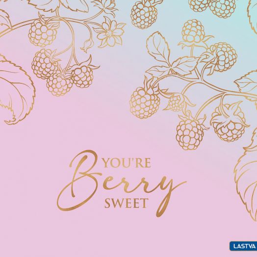 Тетрадка Lastva Berry А5, 50 листа с широки редове - Lastva - Lastva - Момиче - 8606028385000-6