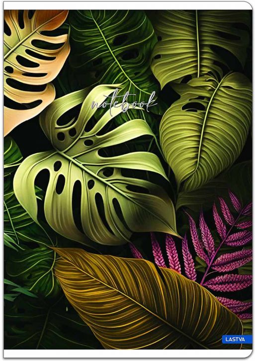 Тетрадка Lastva Botanical А5, 50 листа с широки редове - Lastva - Lastva - Момиче - 8606028383822-4