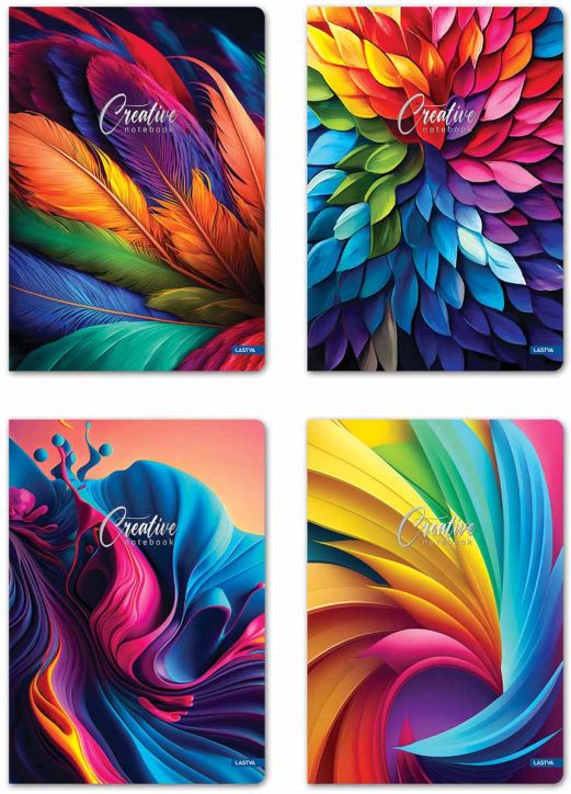Тетрадка Lastva Creative А4, 96 листа с широки редове - Lastva - Lastva - Момиче - 8606028380814-2