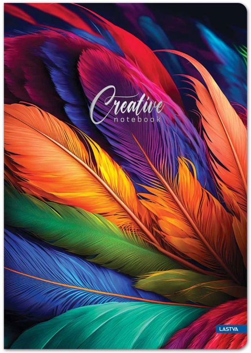 Тетрадка Lastva Creative А4, 96 листа с широки редове - Lastva - Lastva - Момиче - 8606028380814-1