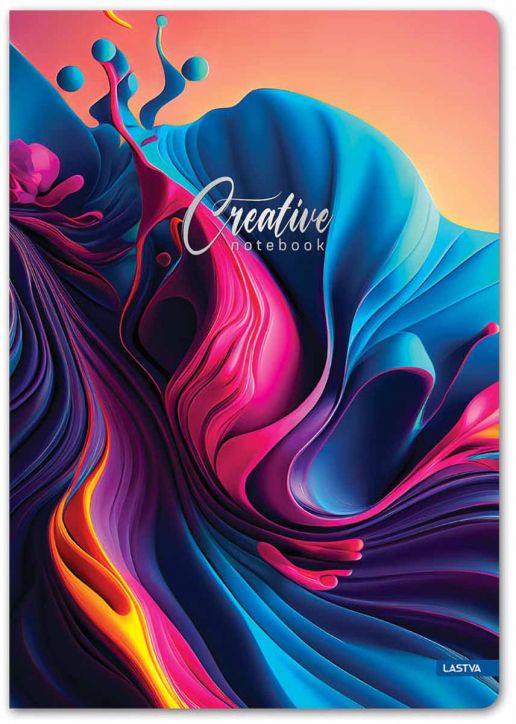 Тетрадка Lastva Creative А5, 96 листа с широки редове - Lastva - Lastva - Момиче - 8606028380838-1