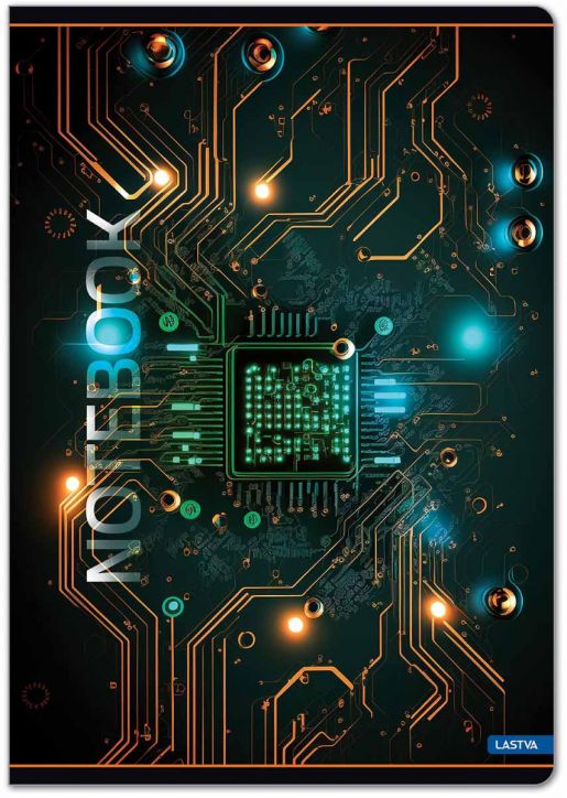 Тетрадка Lastva Matrix A4, 50 листа с широки редове - Lastva - Lastva - Момче - 8606028383969-4