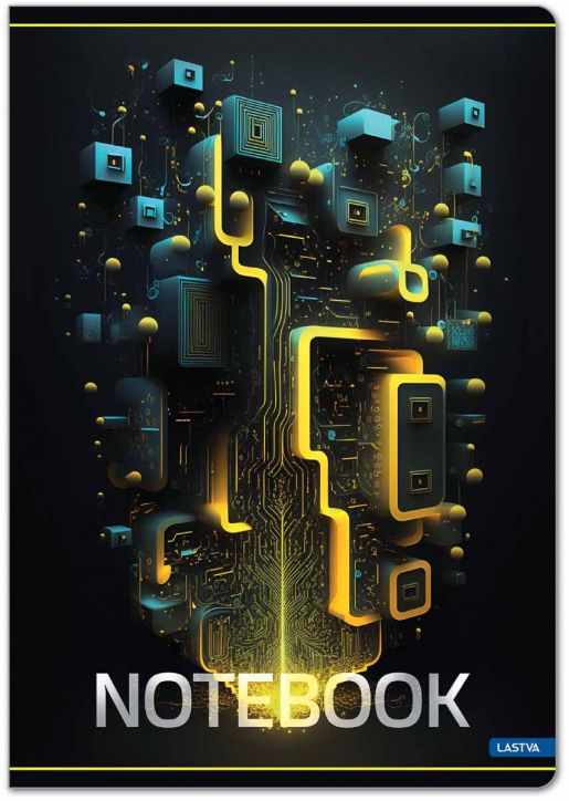 Тетрадка Lastva Matrix A4, 50 листа с широки редове - Lastva - Lastva - Момче - 8606028383969-1
