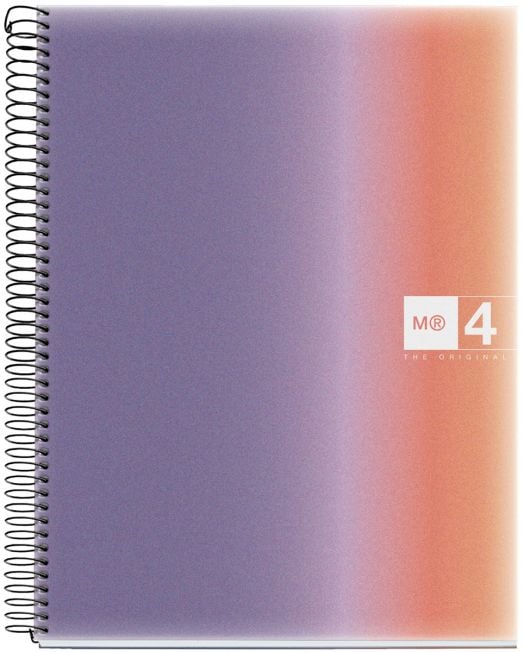 Тетрадка Miquelrius Aurora Provence А4 със спирала, 120 листа на широки редове - Miquelrius - Apli Paper - Момиче, Момче - Miquelrius - Aurora - 8422593042601-1