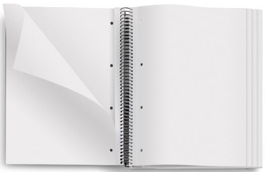 Тетрадка Miquelrius Recycled Eco Lines А4 със спирала, 120 нелинирани листа - Miquelrius - Apli Paper - Момиче, Момче - Miquelrius - Ecolines - 8422593061725-3