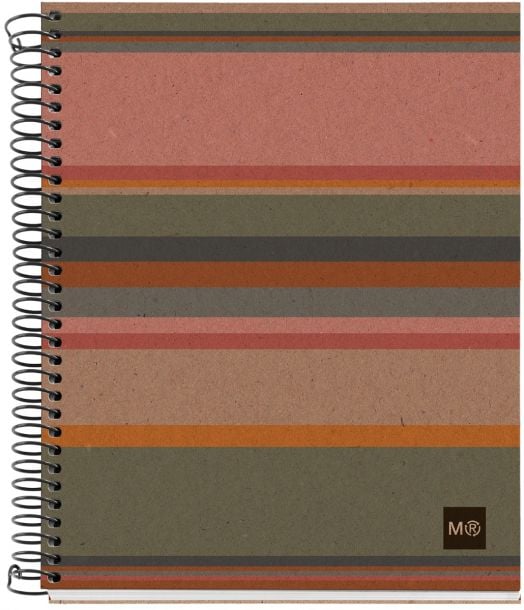 Тетрадка Miquelrius Recycled Ecolines А5 със спирала, 120 нелинирани листа - Miquelrius - Apli Paper - Момиче, Момче - Miquelrius - Ecolines - 8422593061732-1