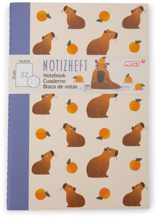 Тетрадка Nici - Капибара, 32 листа на точки - Nici - Nici - Момиче - Nici - Happybara - 4012390615647-3