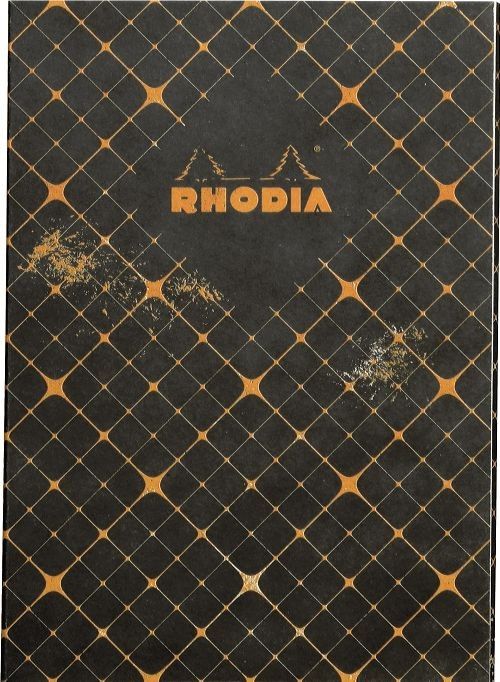 Тетрадка Rhodia Heritage Quadrille Black А5, 64 страници на малки квадратчета - Rhodia - Clairefontaine - France - Heritage - 3037921172841-1