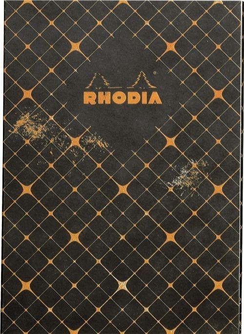 Тетрадка Rhodia Heritage Quadrille Black, 64 страници на широки редове - Rhodia - Clairefontaine - France - Heritage - 3037921171141-1