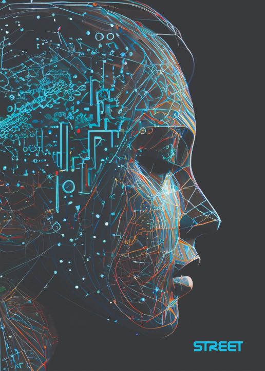 Тетрадка Street AI А5, 60 листа с широки редове - Eurocom - Eurocom - Момиче, Момче - Eurocom - Street - 3831123784921-2