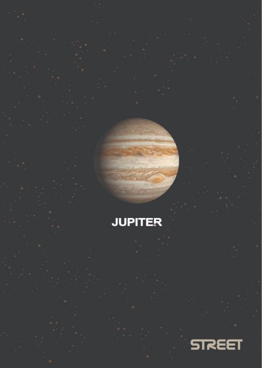 Тетрадка Street Planets А5, 60 листа - широки редове - Eurocom - Eurocom - Момиче, Момче - Eurocom - Street - 3831123759691-5