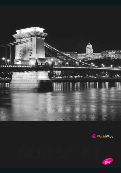 Тетрадка Cities By Night А4, 60 листа с широки редове - Elisa - Elisa - Жена, Момиче - Elisa - Cities By Night - 3830057060460-9