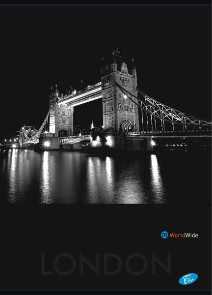 Тетрадка Cities By Night А5, 60 листа с широки редове - Elisa - Elisa - Жена, Момиче - Elisa - Cities By Night - 3830057060521-2