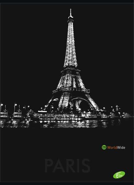 Тетрадка Cities By Night А5, 60 листа с широки редове - Elisa - Elisa - Жена, Момиче - Elisa - Cities By Night - 3830057060521-1