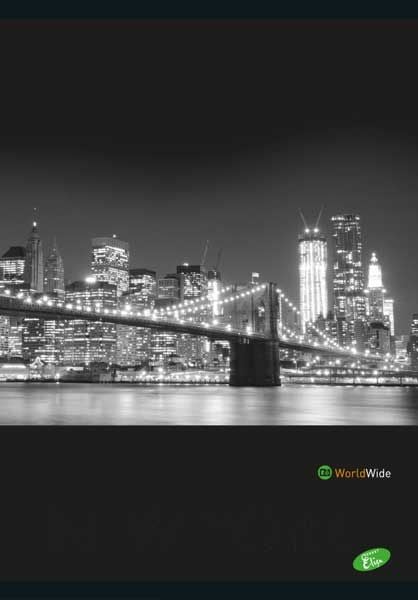 Тетрадка Cities By Night А4, 60 листа с широки редове - Elisa - Elisa - Жена, Момиче - Elisa - Cities By Night - 3830057060460-3