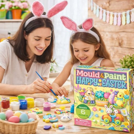 4M ОТЛЕЙ И ОЦВЕТИ ВЕЛИКДЕН ТВОРЧЕСКИ КОМПЛЕКТ - 4M - 4M - Момиче, Момче - 4M - Mould & Paint - 4893156048127-4