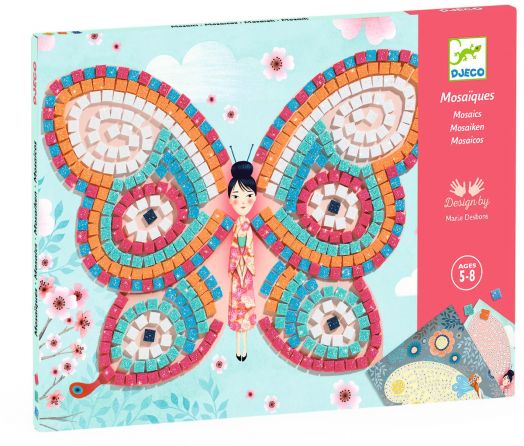 Творчески комплект Djeco: Мозайка с пеперуди - Djeco - Djeco - Момиче - 3070900088986-1