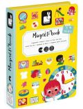 Детска магнитна книга Janod - Часовник - Janod - Janod - Момиче, Момче - Janod - Magneti'book - 3700217327248