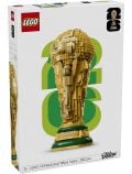 Кутия с LEGO Editions &bdquo;Официален трофей на Световното първенство на ФИФА&ldquo;: златен трофей от 2842 части, комплект 43020, за възраст 12+.