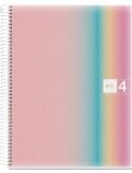 Тетрадка Miquelrius Aurora West Bay А4 със спирала, 120 листа на широки редове - Miquelrius - Apli Paper - Момиче, Момче - Miquelrius - Aurora - 8422593042588