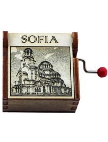 Музикална латерна Happy Birthday в гравирана дървена кутия Sofia - Ве Ем Арт Комерс - 2000000016344