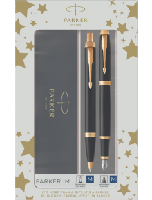 Комплект Parker - Химикалка и писалка Royal IM Black GT