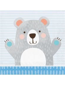 Салфетки Creative Party - Birthday Bear, 16 бр.