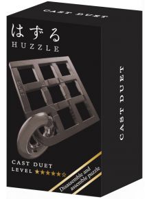 3D пъзел Eureka Hanayama Cast Mini Huzzle Duet Black - Eureka - Eureka - Жена, Мъж - Eureka - Mini Huzzle - 5407005151860