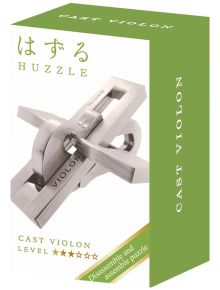 3D пъзел Eureka Hanayama Cast Mini Huzzle Violon - Eureka - Eureka - Жена, Мъж - Eureka - Mini Huzzle - 5407005151761