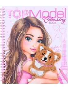 Книжка за оцветяване със стикери Top Model - Корги