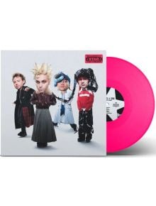 На обложката на албума 5 Seconds of Summer - Everyone's A Star (VINYL) са изобразени четирима мъже с огромни глави в причудливи костюми на бял фон, като вдясно се вижда част от винила с горещо розов блясък.