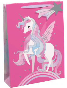 Детска подаръчна торбичка Eurowrap - Pretty Unicorn, средна - EuroWrap - Eurowrap - Момиче - 5033601022060