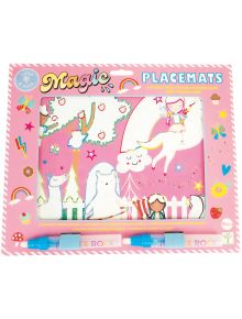 Подложка за оцветяване Floss & Rock - Rainbow Fairy в комплект с причудливи еднорози, животни и дъги. Включва две водни писалки за многократно пълнене и подложки за многократна употреба. Перфектна водна книжка за оцветяване за възраст над 18 месеца.