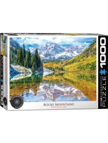 Пъзел Eurographics - Скалистите планини, 1000 части - EuroGraphics - EuroGraphics - Eurographics - HDR Photography - 628136654722