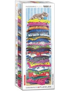 Панорамен пъзел Eurographics - Сладко коте, 1000 части - EuroGraphics - EuroGraphics - Eurographics - Panoramic Puzzles - 628136656313