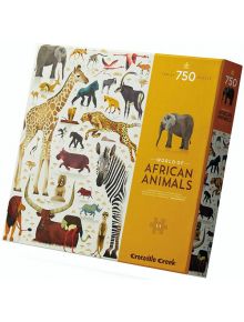 Пъзел Crocodile Creek: Светът на африканските животни, 750 части - Crocodile Creek - BVBA Vekemans - Момиче, Момче - 732396762025