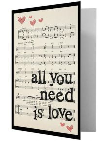 Картичка Legami - All You Need Is Love - Legami - Legami - Жена, Мъж - Legami - Let's Celebrate - 8051070279966