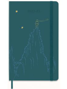 Седмичен тефтер - органайзер Moleskine Le Petit Prince Moutain за 18 месеца - юли 2022 / декември 2023 г. с твърди корици - Moleskine - Moleskine - Жена, Мъж - Moleskine - The Little Prince - 8056598852936