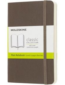 Джобен кафяв тефтер Moleskine Classic Earth Brown с меки корици и нелинирани страници - Moleskine - Moleskine - Жена, Мъж - Moleskine - Classic - 8058341715499